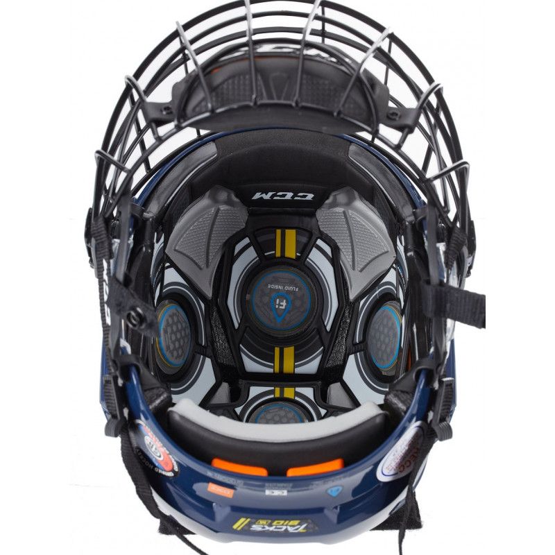 CCM TACKS 910 HOCKEY HELMET WITH CAGE